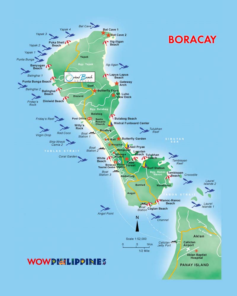 Location Map Boracay Boutique Resort Boracay Hotel Boracay Resort